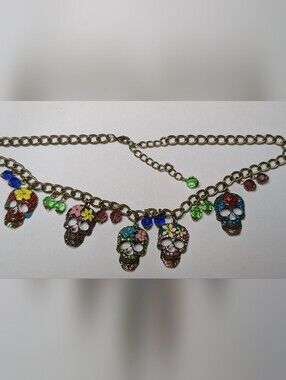 Off Park Sugar Skull Necklace
